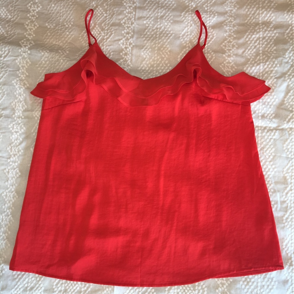 Mossimo Red Ruffle tank